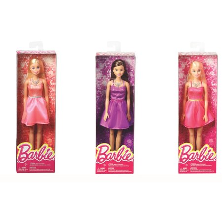 BARBIE Glitz Doll Plastic Assorted 1 pc T7580